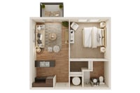 1 Bedroom Deluxe with Patio